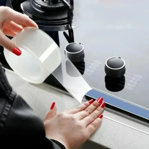 Waterproof and Stain-Resistant Nano Tape: Easy Apply to Seal Pools, Kitchens, for Home & Restaurant Use on Various Surfaces